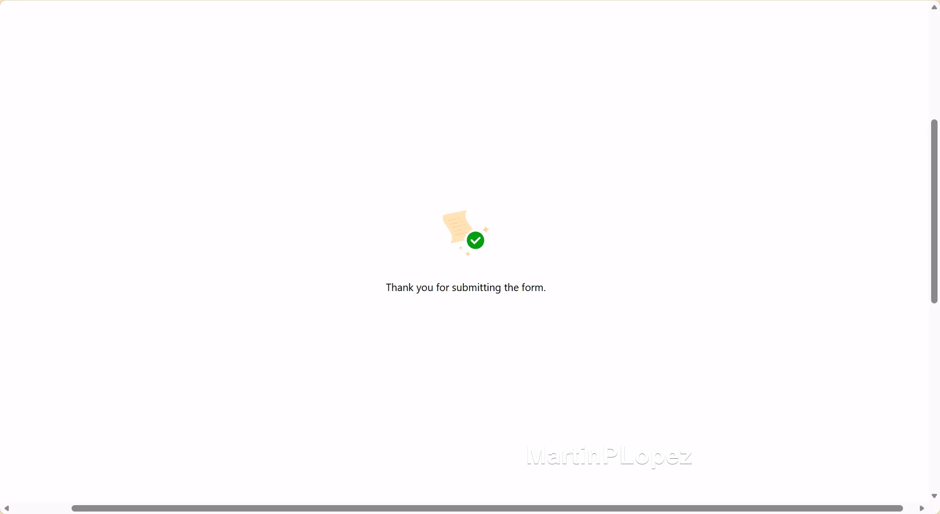 Out of the Box Thank You Message