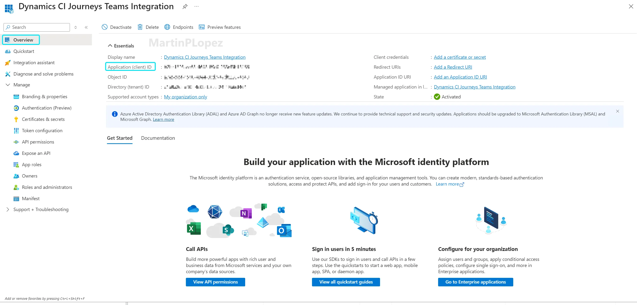 The App Registration