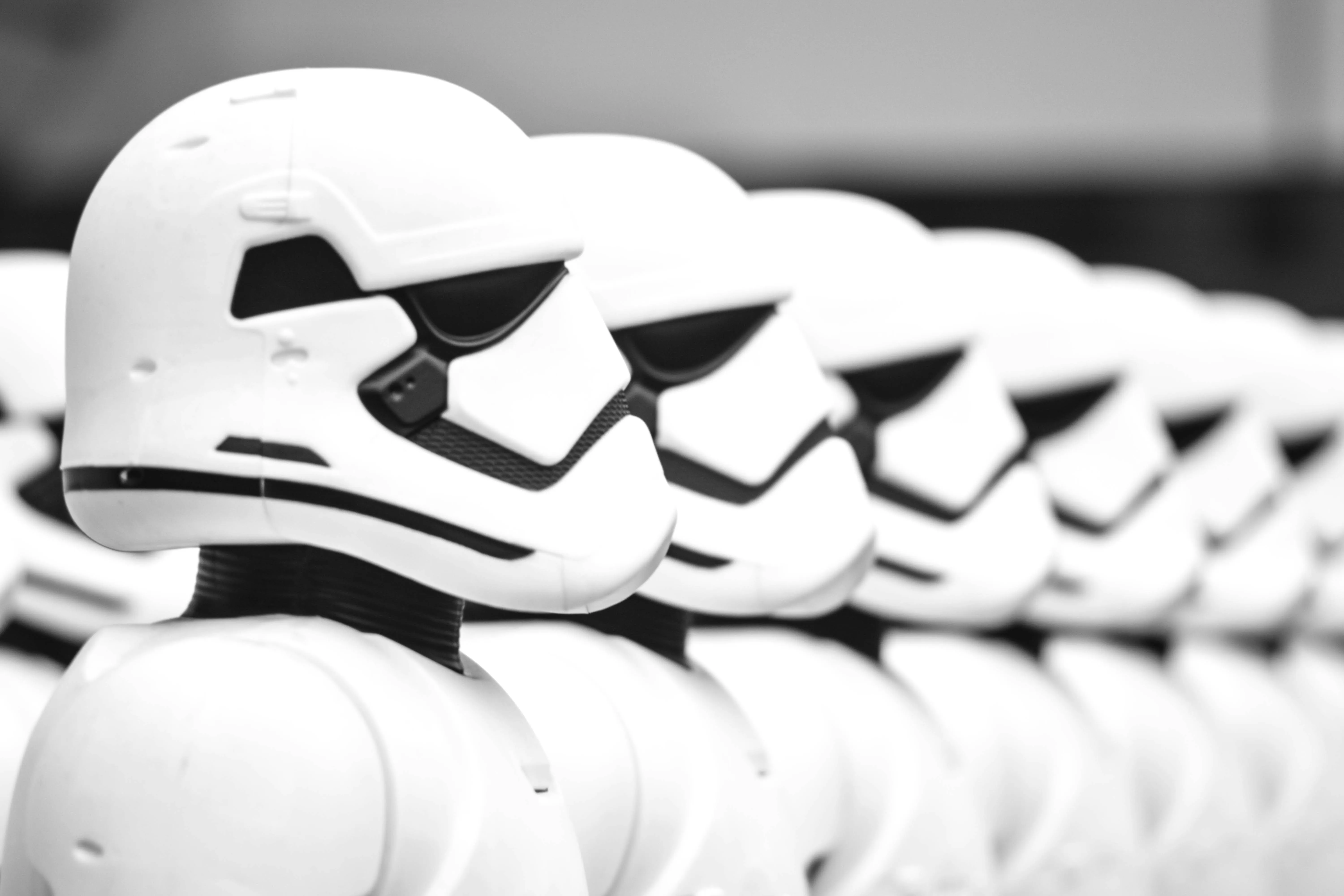 Row of Star Wars stormtroopers, representing an army of duplicate records